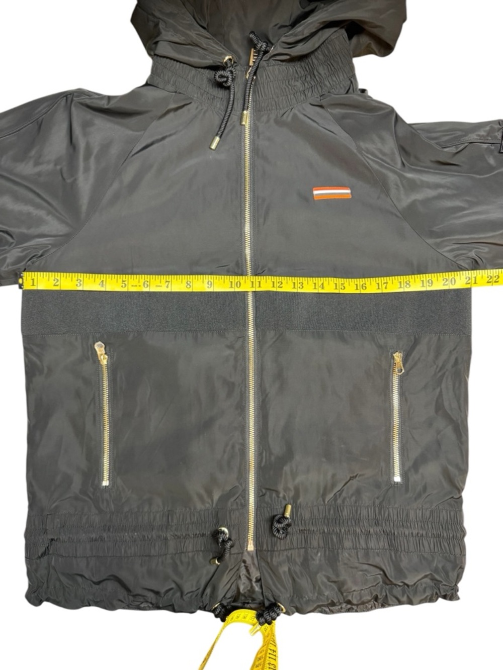 P.E NATION Baseline Endurance Man Down Jacket Black Size XS Athleisure Oversized - Picture 14 of 16